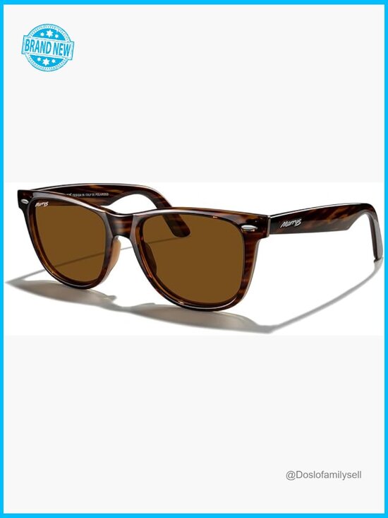 Retro Square Polarized Sunglasses Classic Designer Style UV400 Protection main image 5
